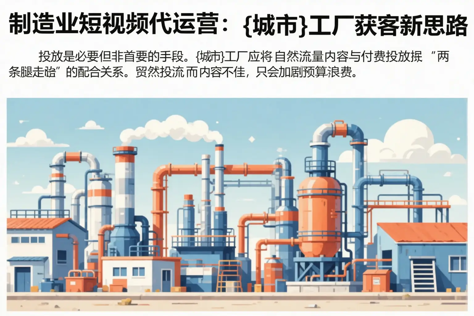 制造业短视频代运营：洪江工厂获客新思路